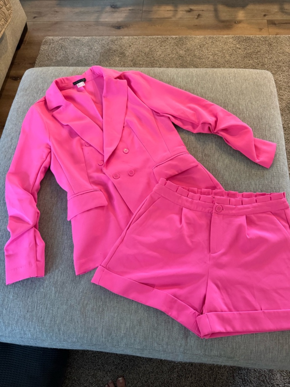 VENUS Hot Pink Women's Blazer and Short set